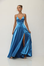 שמלת דה-ריי כחול