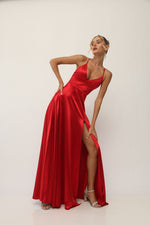 שמלת דה-ריי אדומה