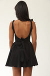 שמלת מיני מלמלה שחורה