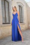 שמלת דה-ריי כחול ראייל