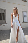 שמלת דה-ריי לבנה